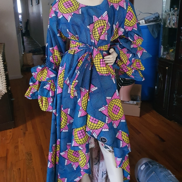 African print dress - Picture 1 of 1